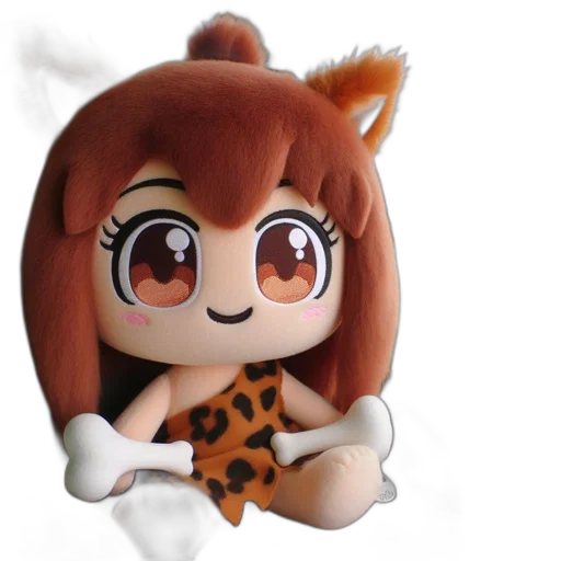 animal, creature, staff, 3d render, anime, cartoon, pixel art, stuffed transparent PNG cut-out