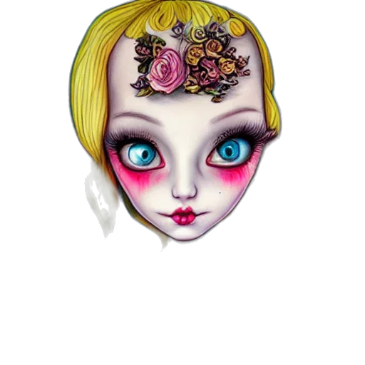 jewelry, crown, face, fantasy art, concept art, cartoon, pixel art, pastel transparent PNG cut-out