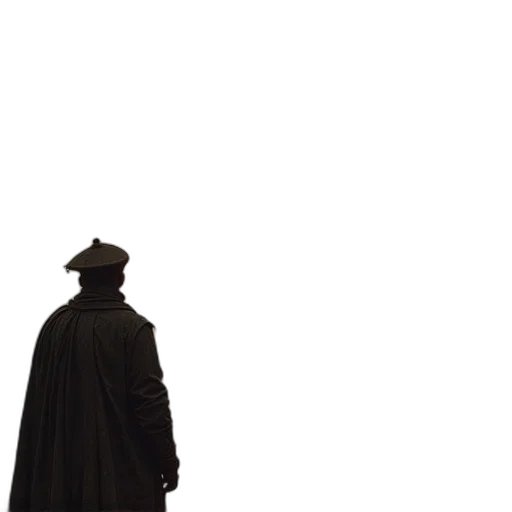hat, staff, jacket, umbrella transparent PNG cut-out