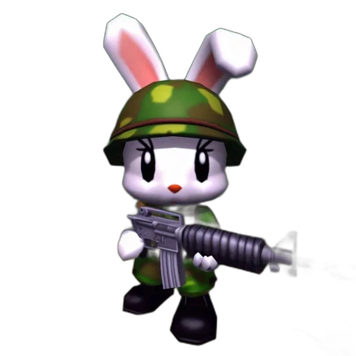 weapon, staff, animal, pixel art, 3d render, concept art, cartoon, anthropomorphic transparent PNG cut-out