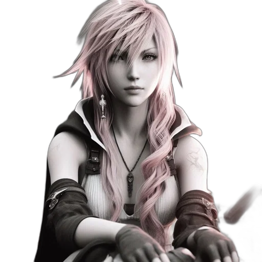weapon, sword, fantasy art, concept art, photorealistic, anime, monochrome, dark transparent PNG cut-out