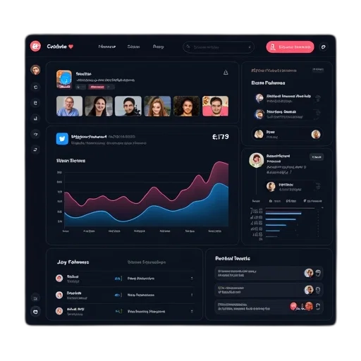 second, image, shows, different, social, media, dashboard, focus transparent PNG cut-out