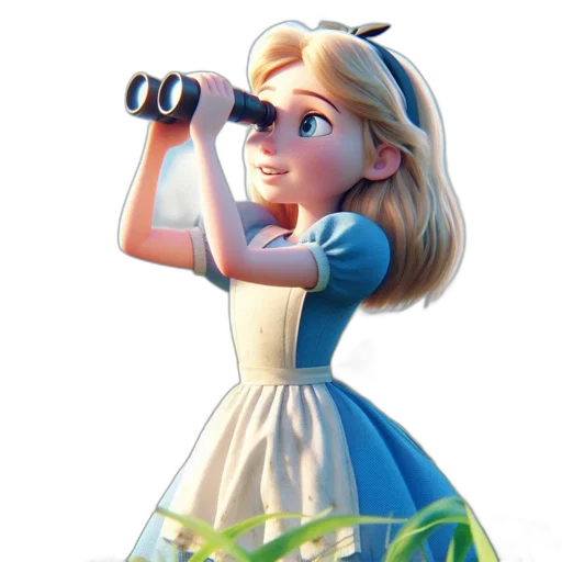 dress, staff, weapon, face, 3d render, concept art, cartoon, photorealistic transparent PNG cut-out
