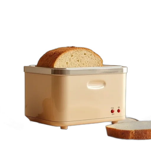 food, furniture, 3d render, golden, egs, electric, bread, slicer transparent PNG cut-out