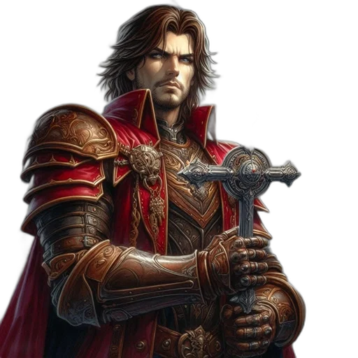 sword, weapon, staff, fantasy art, concept art, photorealistic, comic book art, red transparent PNG cut-out