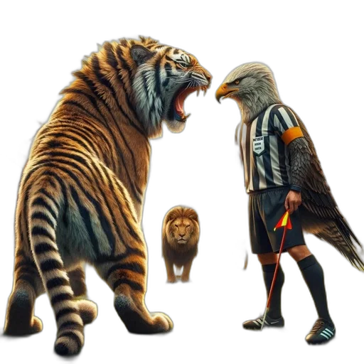 animal, creature, concept art, fantasy art, 3d render, comic book art, fire, unusual transparent PNG cut-out