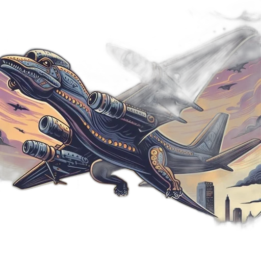 dragon, concept art, fantasy art, watercolor, comic book art, outer space, fog, fantastical transparent PNG cut-out