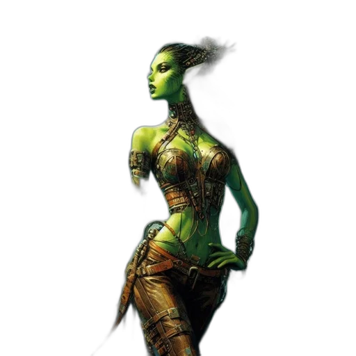 staff, dragon, dress, mask, concept art, fantasy art, comic book art, 3d render transparent PNG cut-out