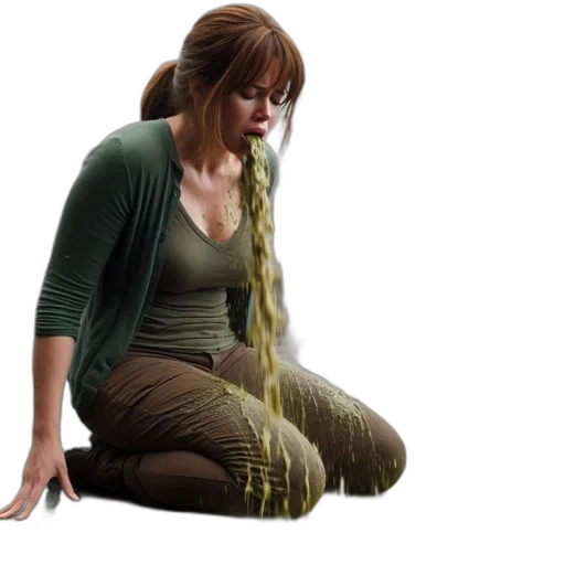 hair, concept art, photorealistic, 3d render, fantasy art, underwater, forest, earth tones transparent PNG cut-out