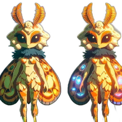 mask, crown, creature, concept art, fantasy art, pixel art, 3d render, golden transparent PNG cut-out