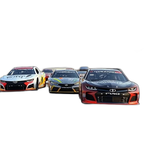 car, 3d render, nascar, game transparent PNG cut-out