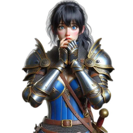 sword, weapon, staff, dragon, fantasy art, concept art, 3d render, anime transparent PNG cut-out