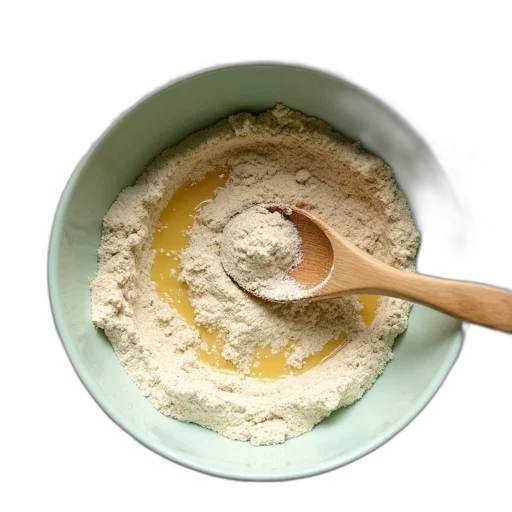 food, bowl, filled, mixture, flour, small, amount, liquid transparent PNG cut-out