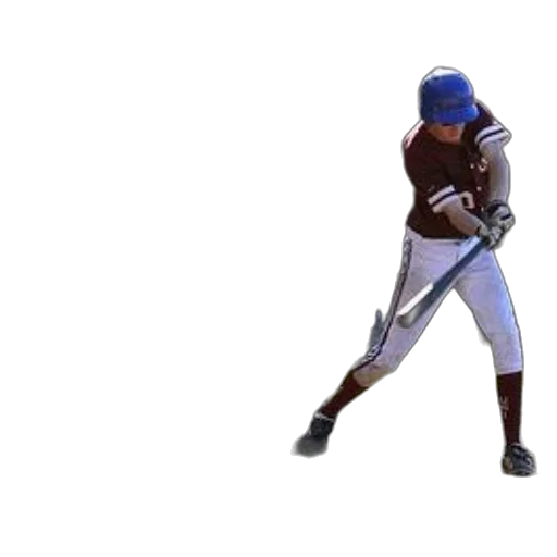 weapon, staff, 3d render, baseball, player, blue, helmet, getting transparent PNG cut-out