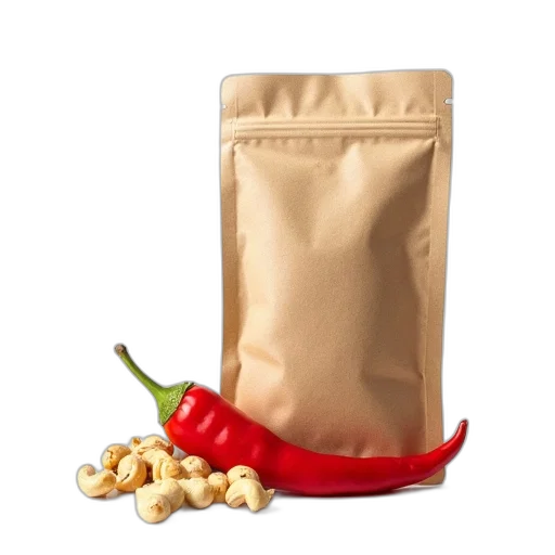 food, crown, jacket, bag, cashew, nuts, placed, white transparent PNG cut-out