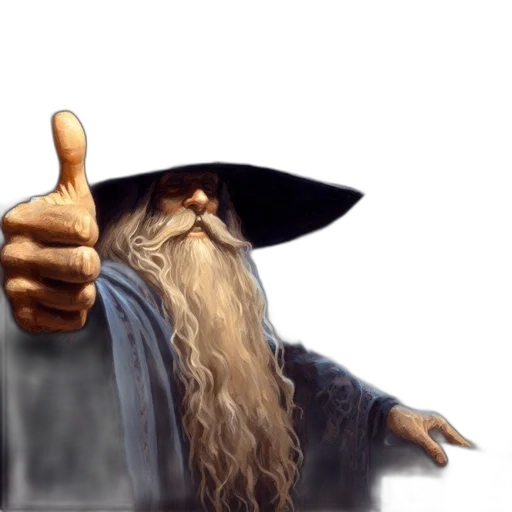 staff, hat, 3d render, concept art, fantasy art, photorealistic, wizardly, figure transparent PNG cut-out