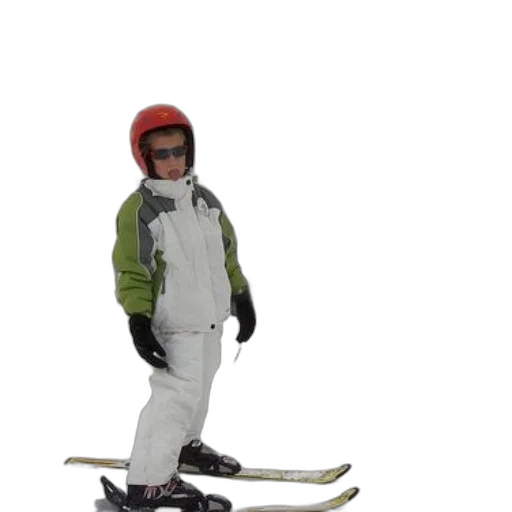 staff, robot, jacket, 3d render, photorealistic, snow, person, white transparent PNG cut-out