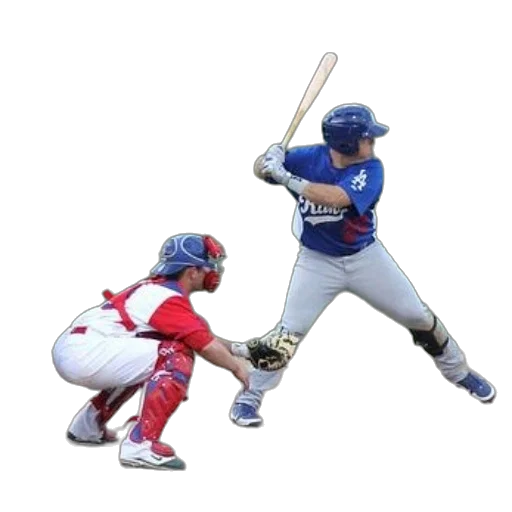 weapon, animal, photorealistic, baseball, player, blue, uniform, holding transparent PNG cut-out