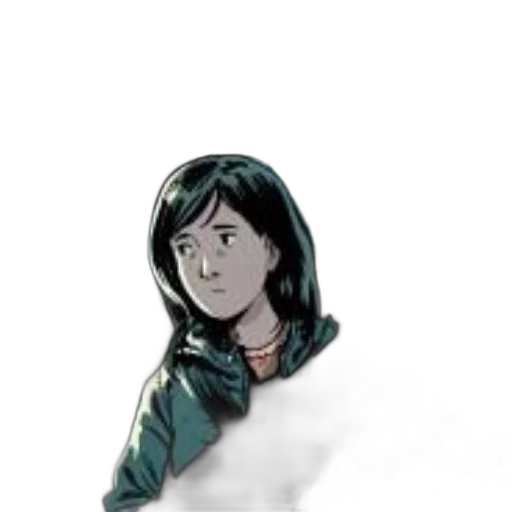 jacket, face, staff, mask, comic book art, concept art, cartoon, anime transparent PNG cut-out