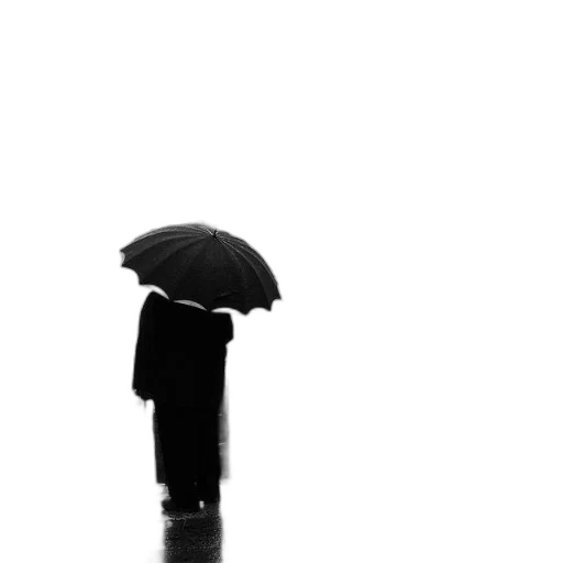 umbrella, hat, staff, jacket, 3d render, photorealistic, concept art, rain transparent PNG cut-out