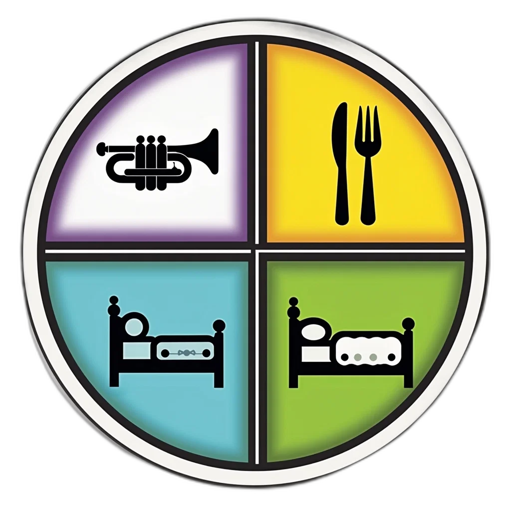 food, concept art, pixel art, colorful, monochrome, neon, dark, circular transparent PNG cut-out