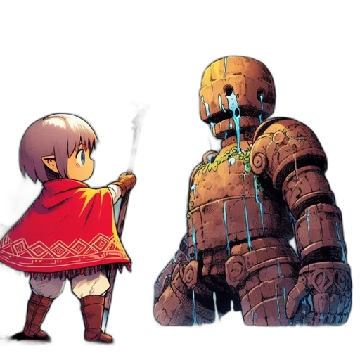 robot, mask, weapon, sword, concept art, pixel art, comic book art, fantasy art transparent PNG cut-out