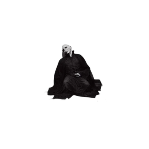 jacket, mask, animal, creature, monochrome, black, white, image transparent PNG cut-out