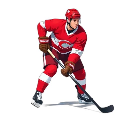 animal, concept art, 3d render, photorealistic, cartoon, stylized, illustration, hockey transparent PNG cut-out