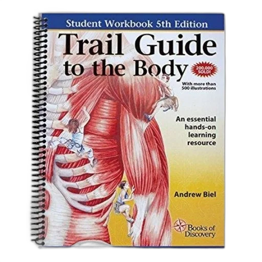 spiral-bound, workbook, titled, trail, guide, body, andrew, biel transparent PNG cut-out