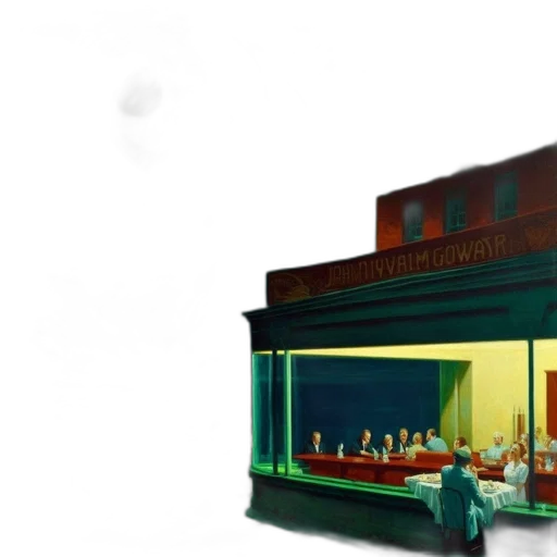 building, furniture, food, concept art, 3d render, photorealistic, pixel art, city street transparent PNG cut-out