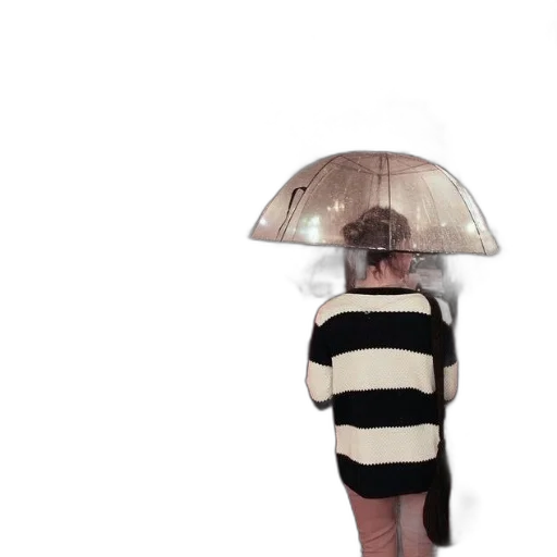 umbrella, hat, dress, jacket transparent PNG cut-out