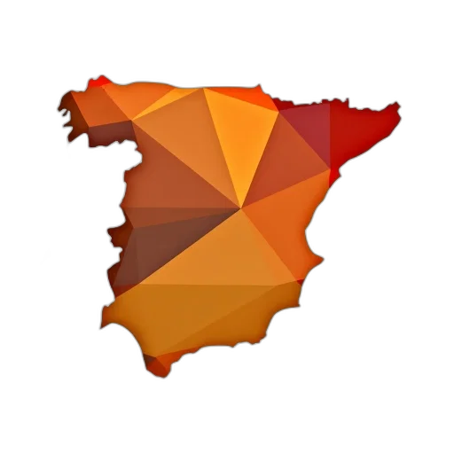 red, colorful, golden, spain transparent PNG cut-out