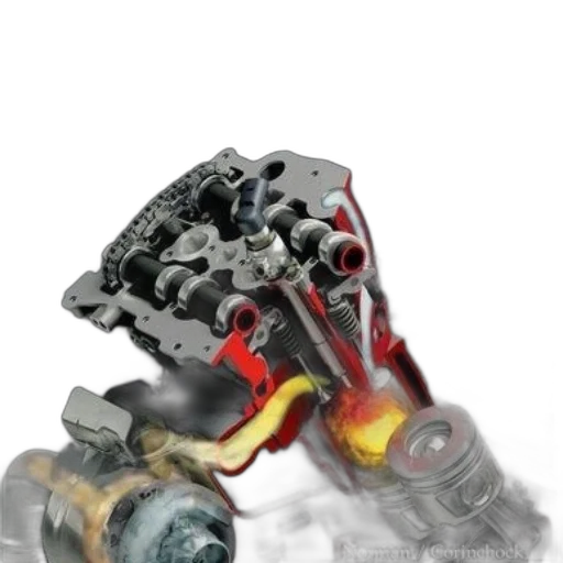 robot, car, weapon, jewelry, 3d render, concept art, photorealistic, diesel transparent PNG cut-out