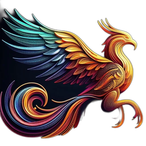 dragon, fantasy art, concept art, pixel art, 3d render, colorful, dark, vibrant transparent PNG cut-out