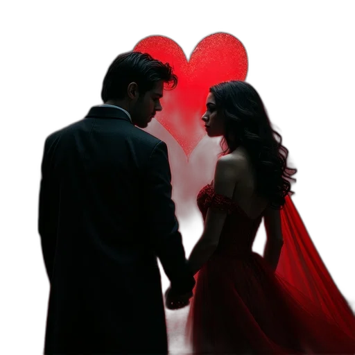 dress, concept art, photorealistic, comic book art, 3d render, fire, neon lights, sunset transparent PNG cut-out