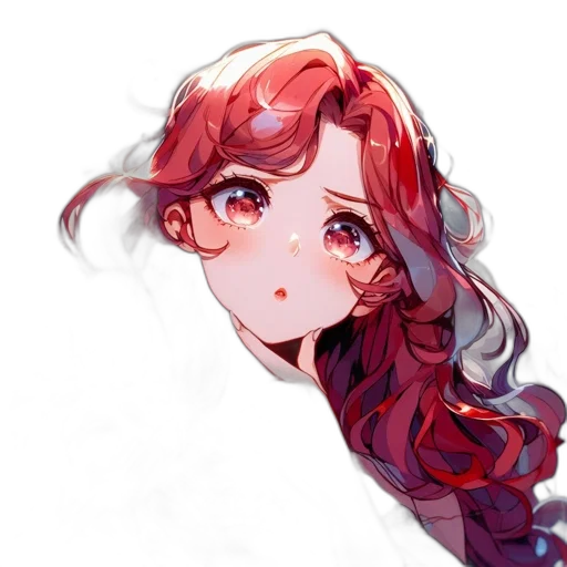 face, mask, crown, hair, anime, pixel art, vaporwave, concept art transparent PNG cut-out