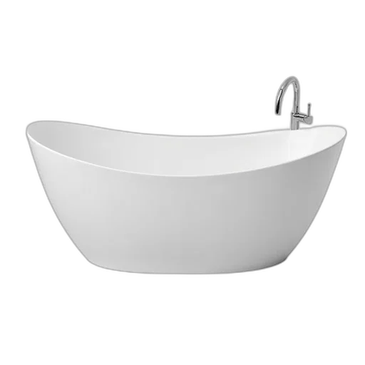 crown, photorealistic, 3d render, white, rectangular, bathtub, smooth, surface transparent PNG cut-out