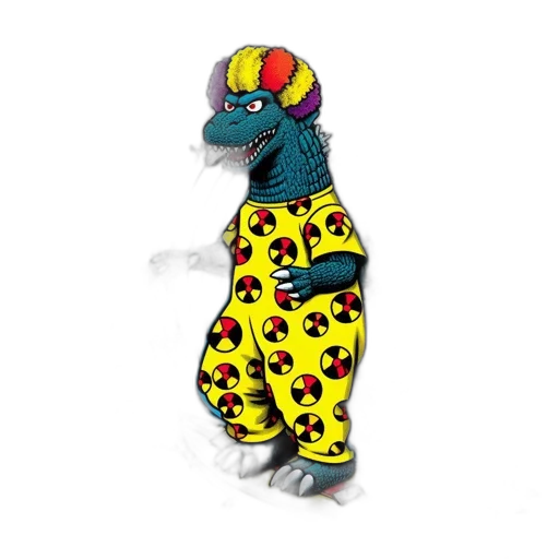 dragon, creature, animal, jacket, concept art, 3d render, vibrant, scene transparent PNG cut-out