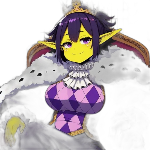crown, dragon, staff, creature, fantasy art, pixel art, concept art, anime transparent PNG cut-out