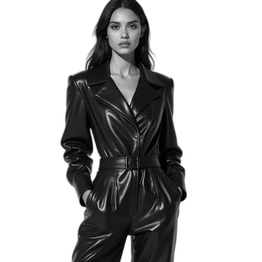 jacket, dress, staff, photorealistic, concept art, cartoon, pencil sketch, dark transparent PNG cut-out