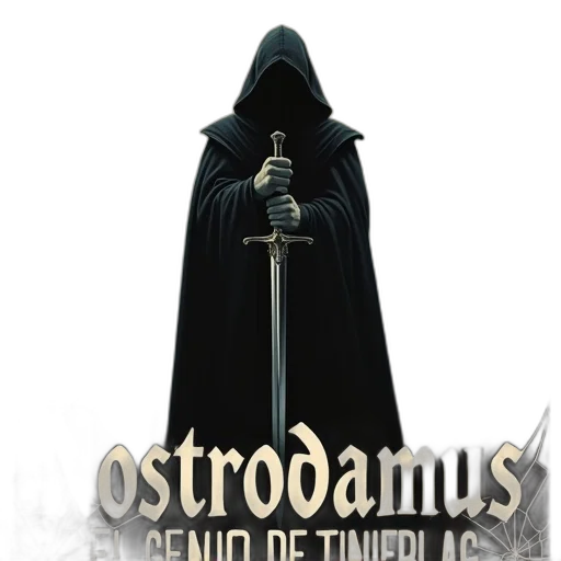 vintage, movie, poster, film, nostrodamus, genio, tinieblas, genius transparent PNG cut-out