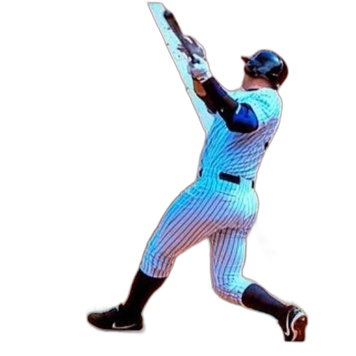3d render, alex, rodriguez, action, plate, wearing, his, signature transparent PNG cut-out