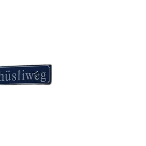 umbrella, staff, blue, sign, white, text, reads, hüsliweg transparent PNG cut-out