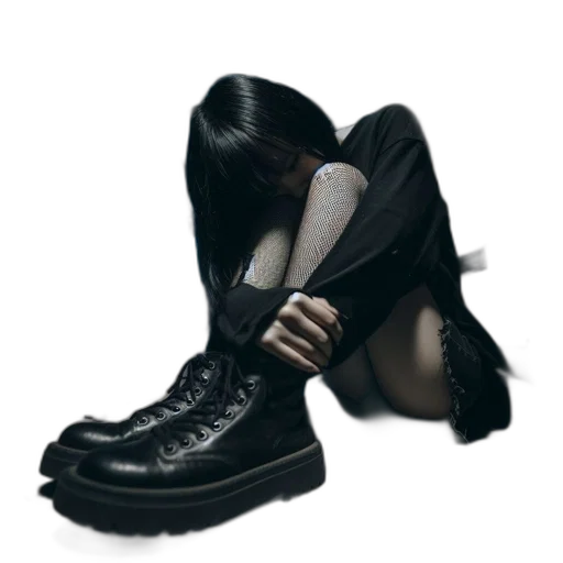 shoes, jacket, weapon, creature, photorealistic, concept art, 3d render, cyberpunk transparent PNG cut-out