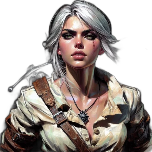 face, staff, jacket, weapon, concept art, fantasy art, comic book art, cyberpunk transparent PNG cut-out