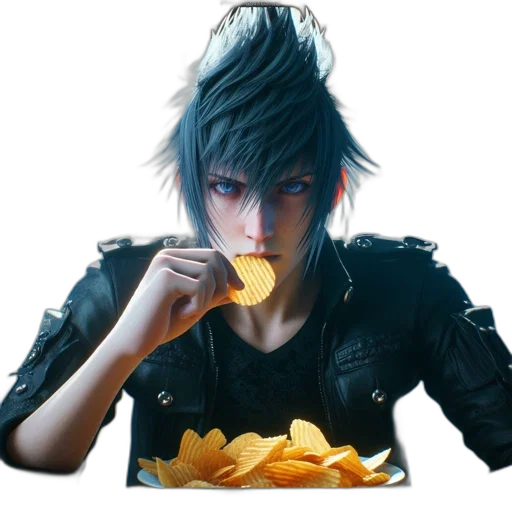 food, jacket, creature, face, photorealistic, concept art, 3d render, pixel art transparent PNG cut-out