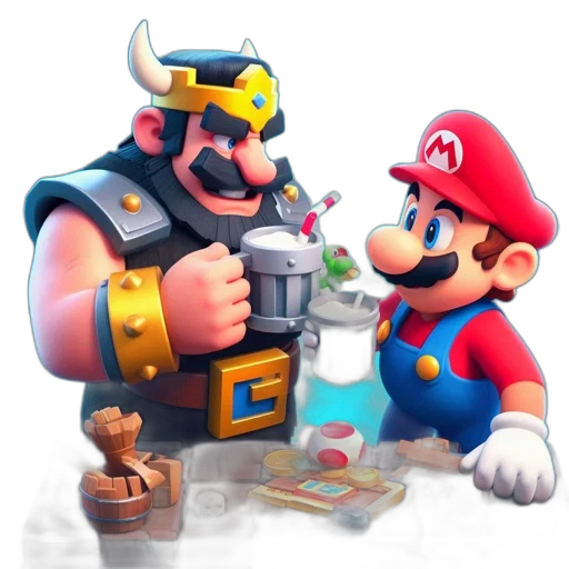 food, weapon, furniture, concept art, 3d render, pixel art, fantasy art, two transparent PNG cut-out