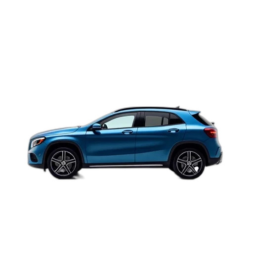 car, blue, 2018, mercedes, benz, gla, suv, white transparent PNG cut-out