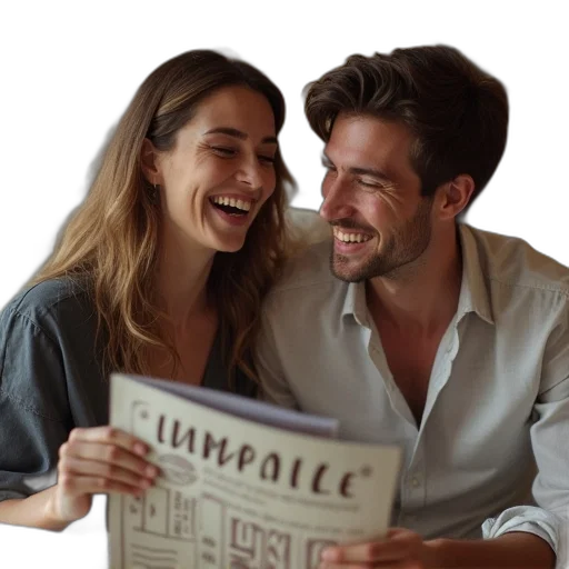 furniture, photorealistic, city street, couple transparent PNG cut-out