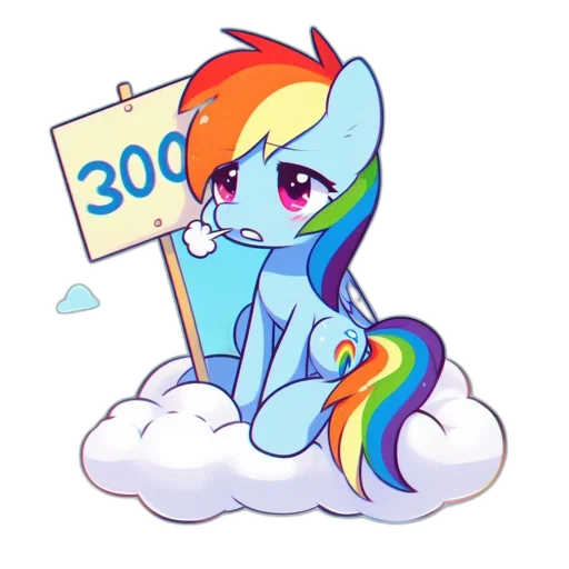 pixel art, 3d render, vaporwave, concept art, sad, teary-eyed, blue, pegasus transparent PNG cut-out